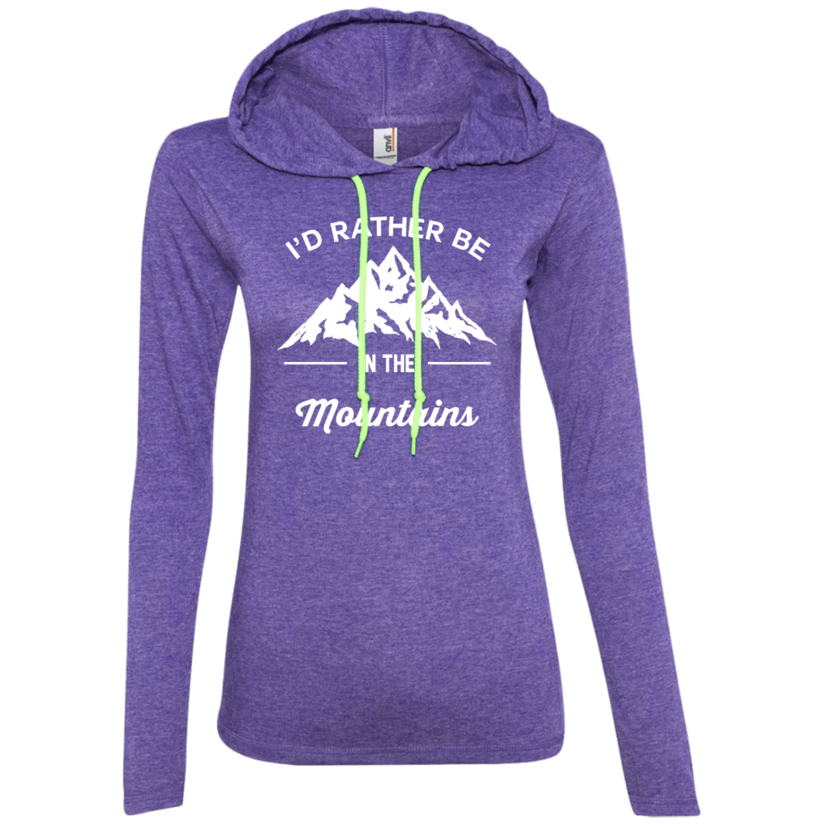 I'd Rather Be In The Mountains Hoodies - Powderaddicts