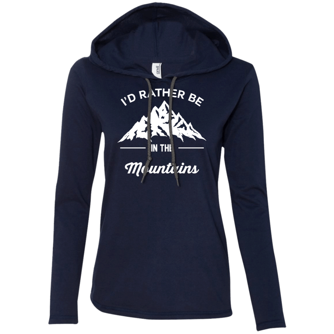 I'd Rather Be In The Mountains Hoodies - Powderaddicts