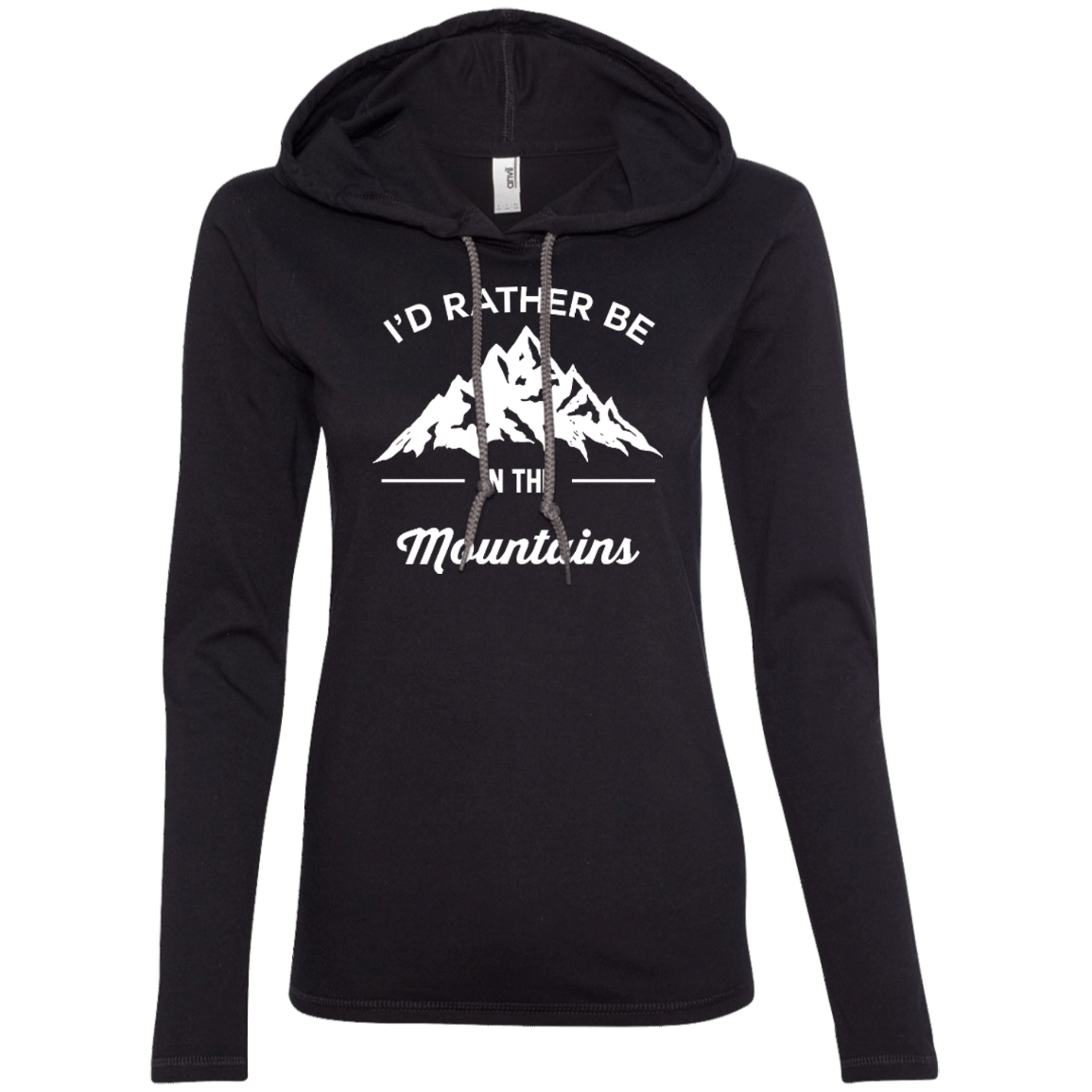 I'd Rather Be In The Mountains Hoodies - Powderaddicts