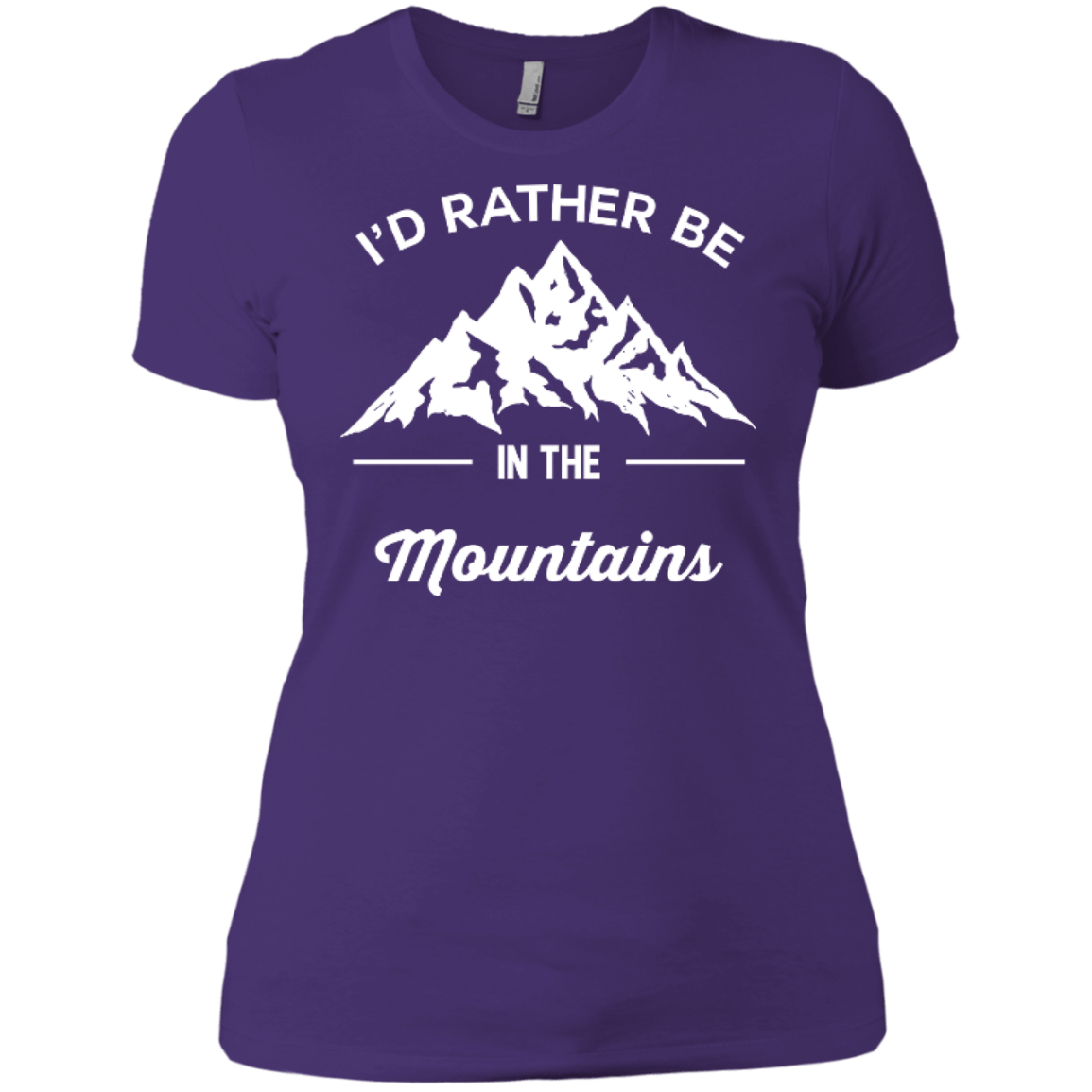 I'd Rather Be In The Mountains Ladies Tees - Powderaddicts