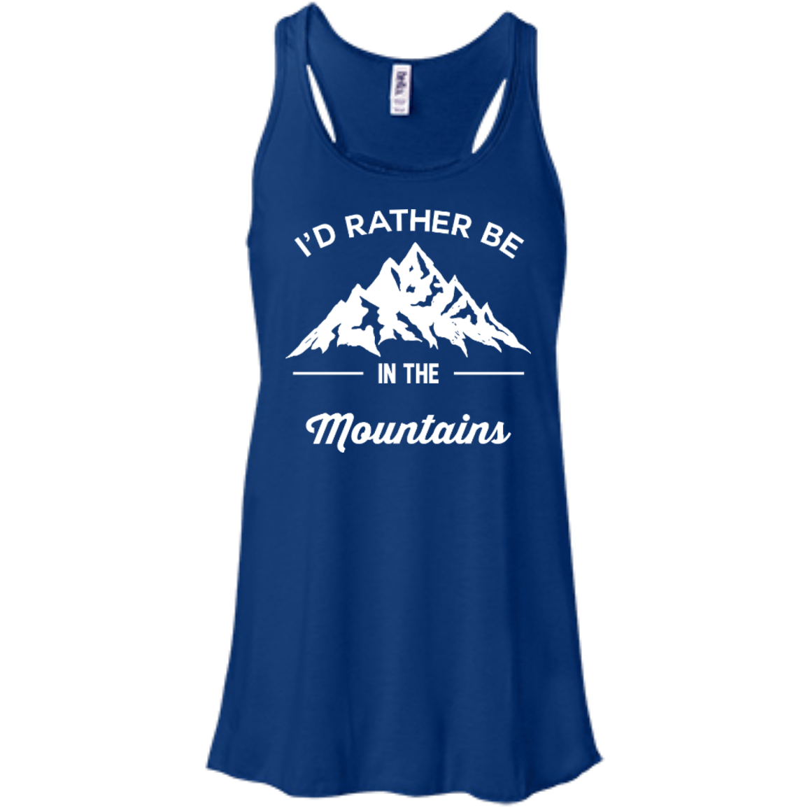 I'd Rather Be In The Mountains Tank Tops - Powderaddicts