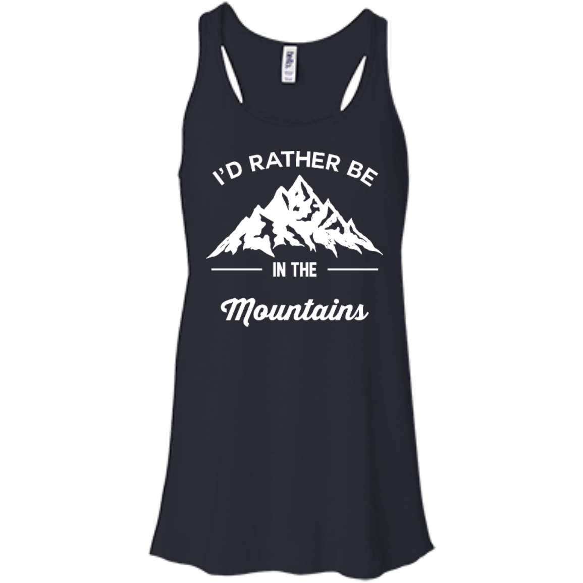 I'd Rather Be In The Mountains Tank Tops - Powderaddicts