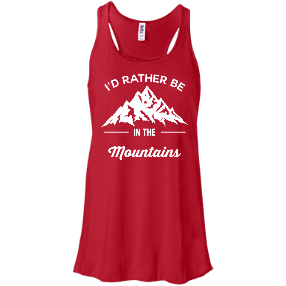 I'd Rather Be In The Mountains Tank Tops - Powderaddicts