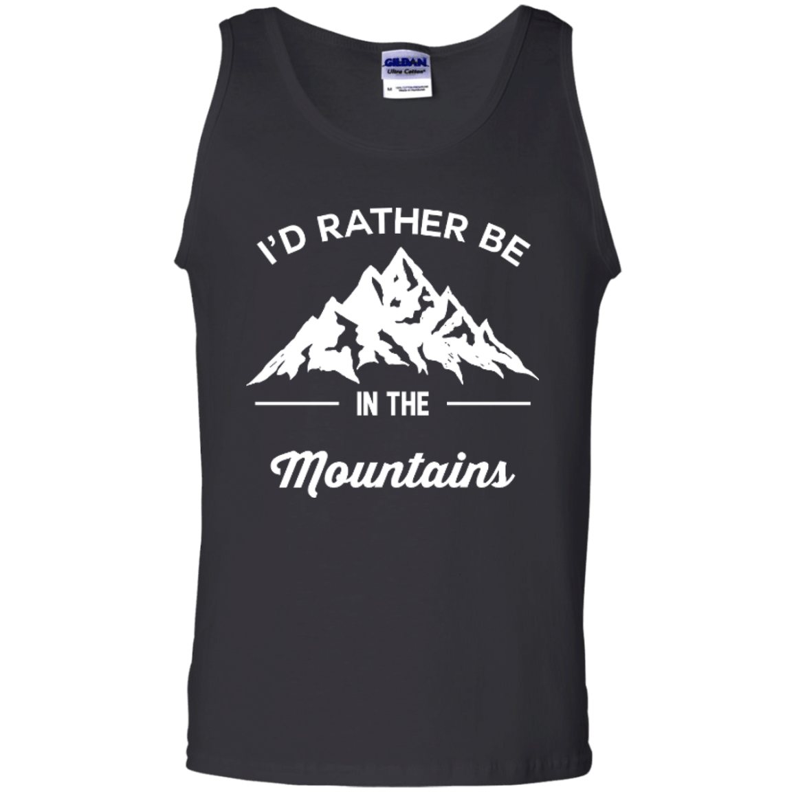 I&#39;d Rather Be In The Mountains Tank Tops - Powderaddicts