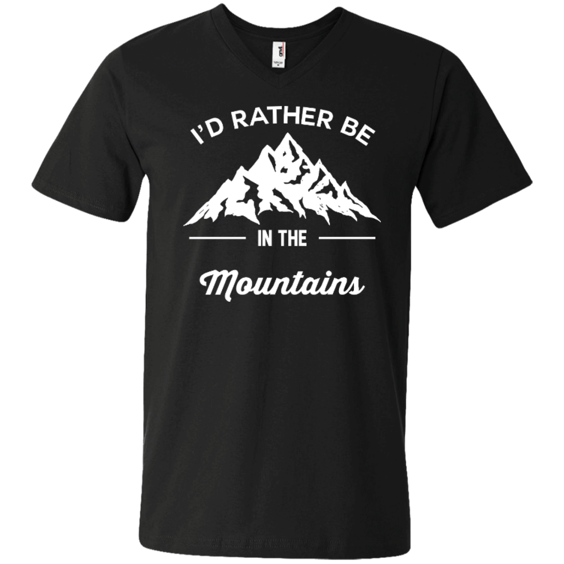 I'd Rather Be In The Mountains Tees - Powderaddicts