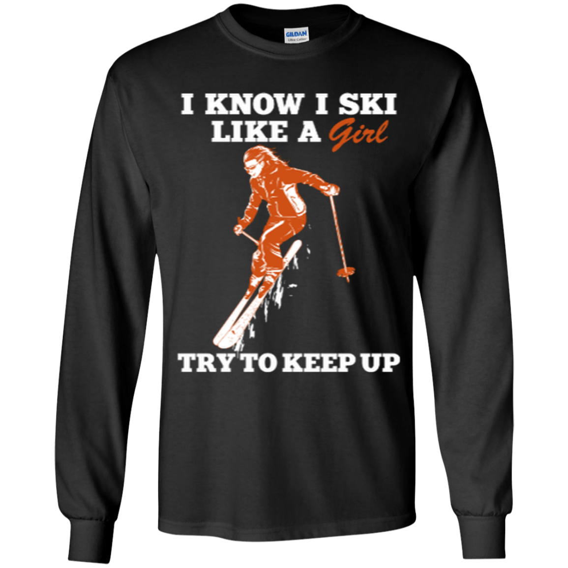 I Know I Ski Like A Girl Youth Tees - Powderaddicts