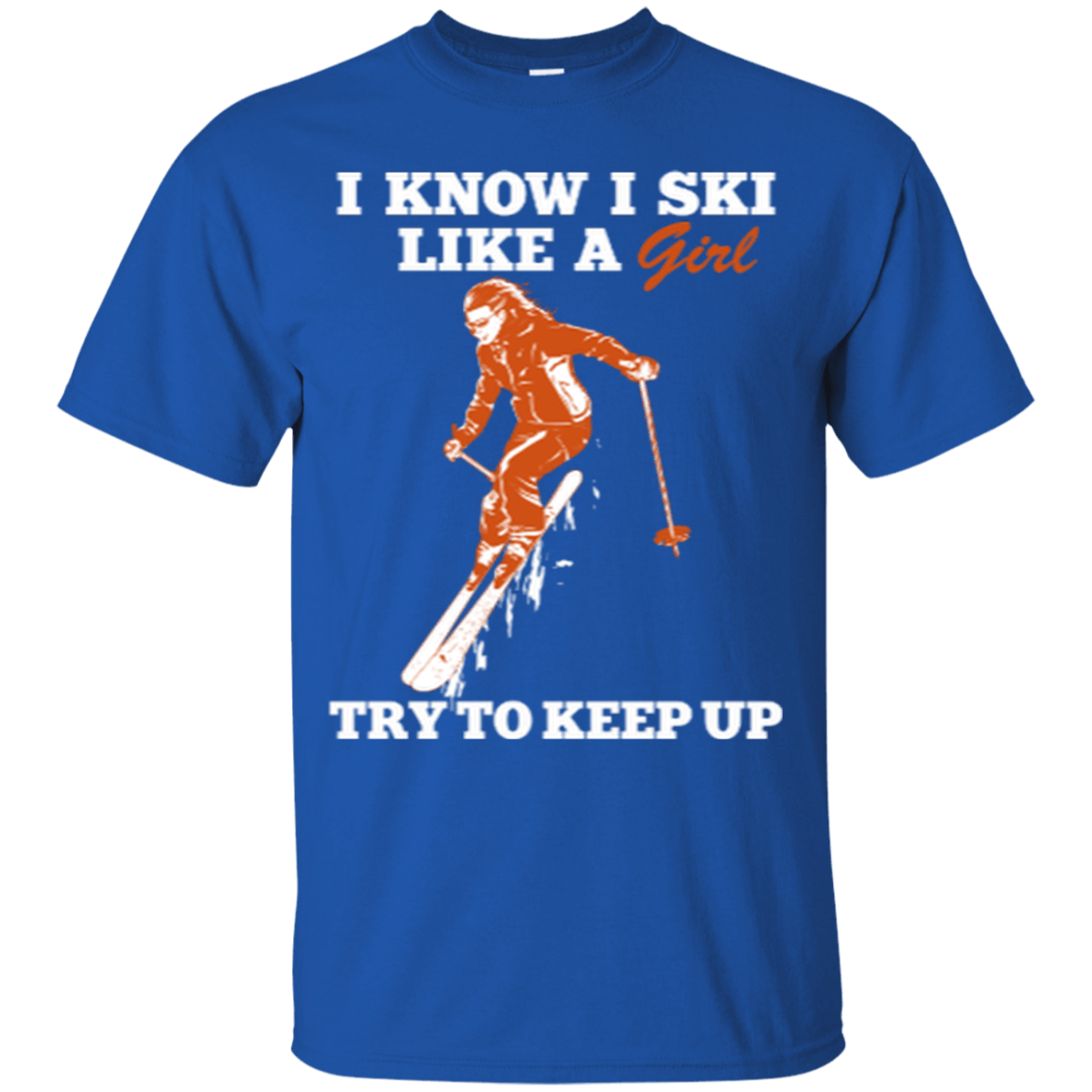 I Know I Ski Like A Girl Youth Tees - Powderaddicts