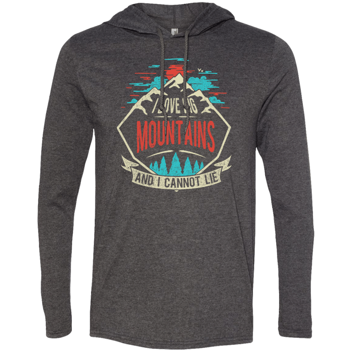 I Love Big Mountains Hoodies - Powderaddicts