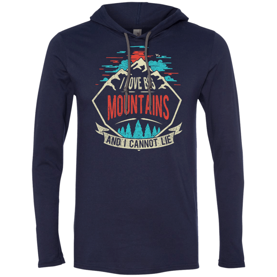 I Love Big Mountains Hoodies - Powderaddicts