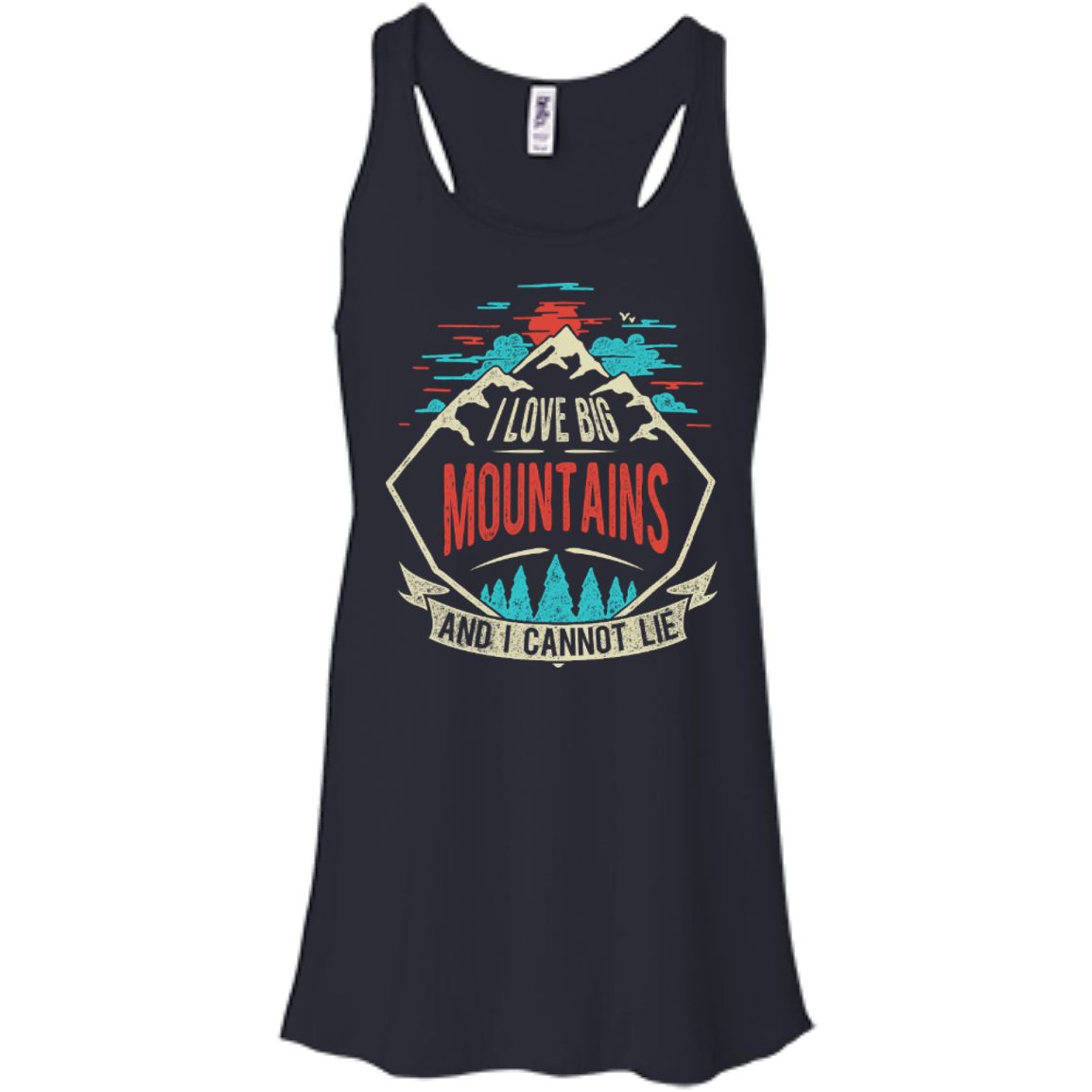 I Love Big Mountains Tank Tops - Powderaddicts