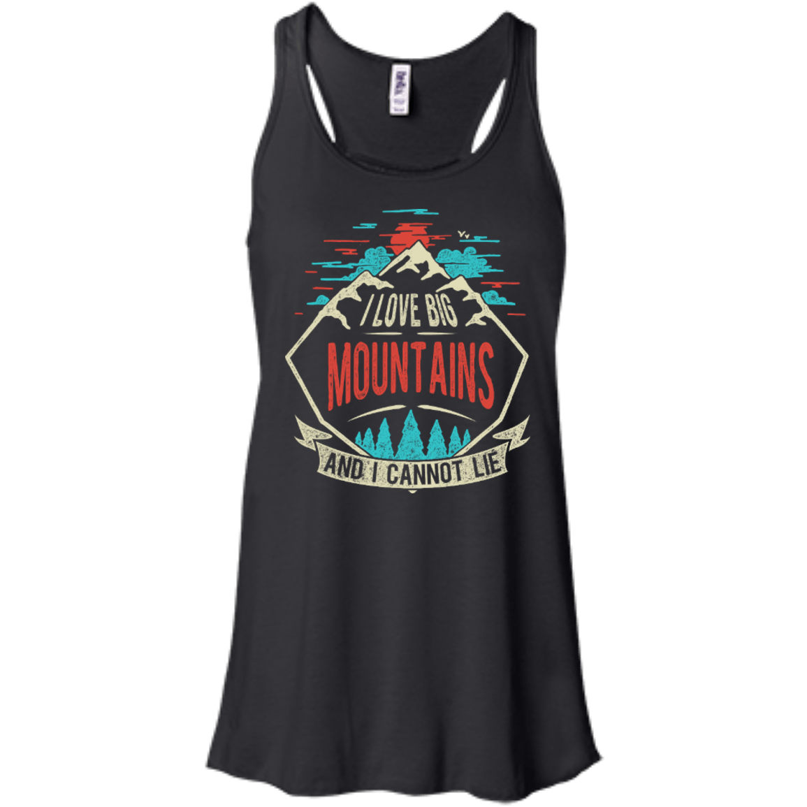 I Love Big Mountains Tank Tops - Powderaddicts