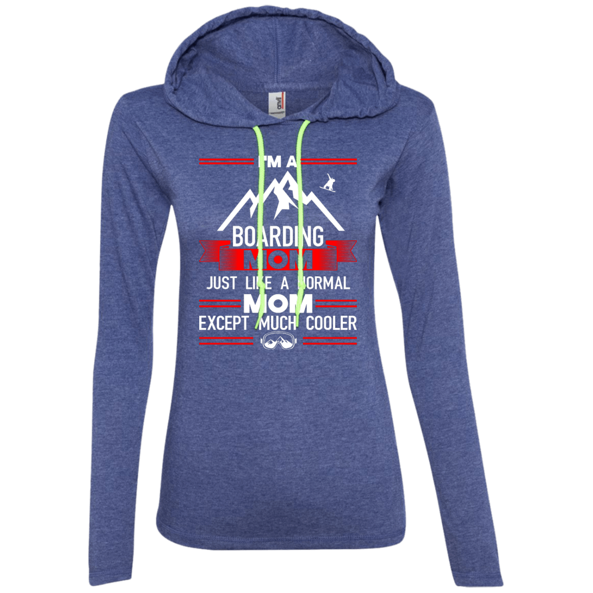 I'm A Boarding Mom Just Like A Normal Mom Except Much Cooler Hoodies - Powderaddicts