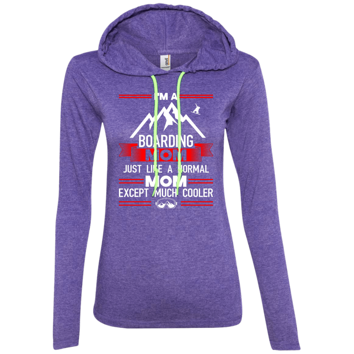 I'm A Boarding Mom Just Like A Normal Mom Except Much Cooler Hoodies - Powderaddicts