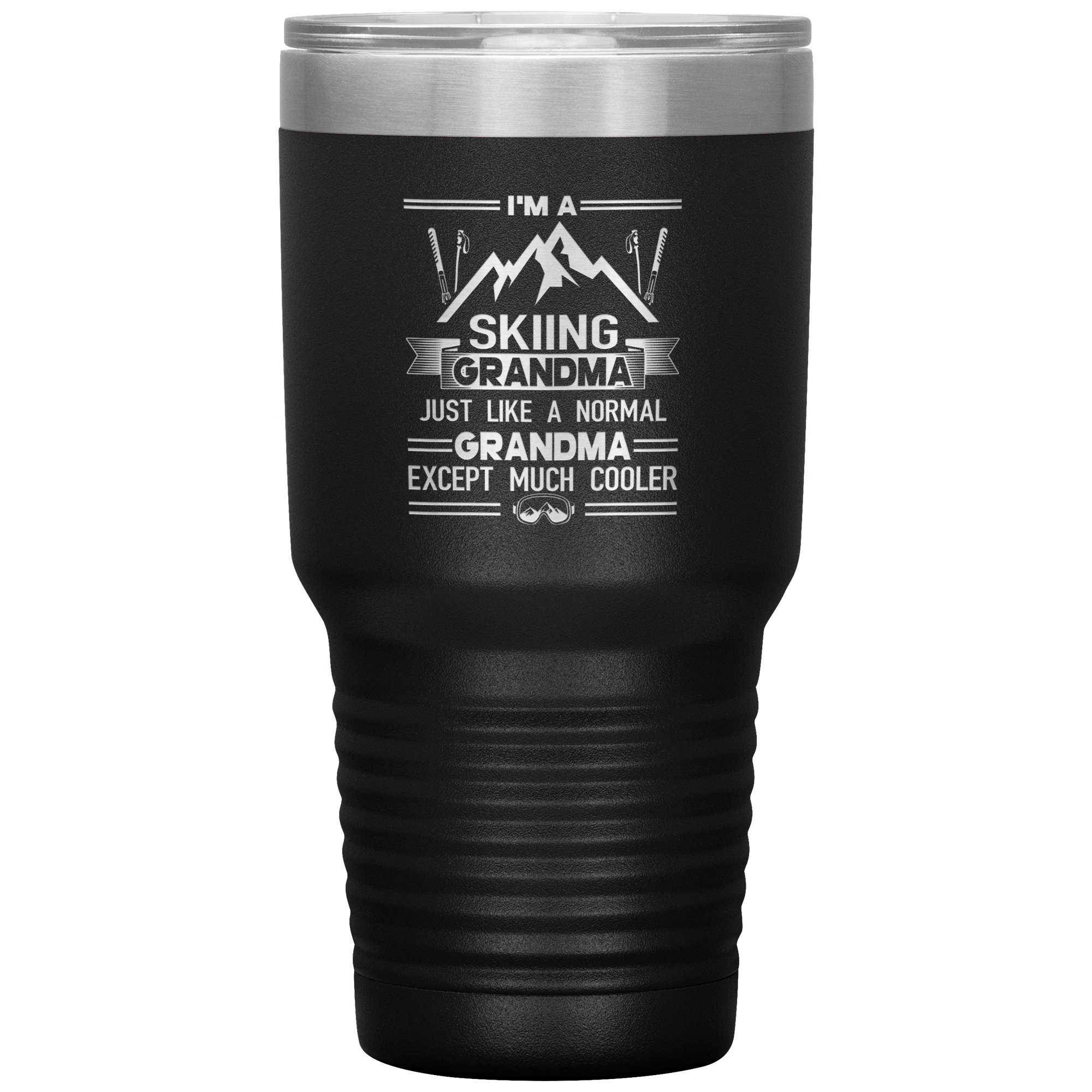 I'm A Skiing Grandma 30oz Tumbler - Powderaddicts