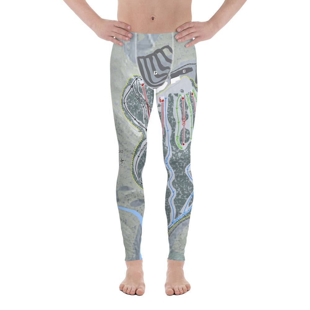 Jack Frost, Pennsylvania Ski Trail Map Men's Base Layer Bottom - Powderaddicts