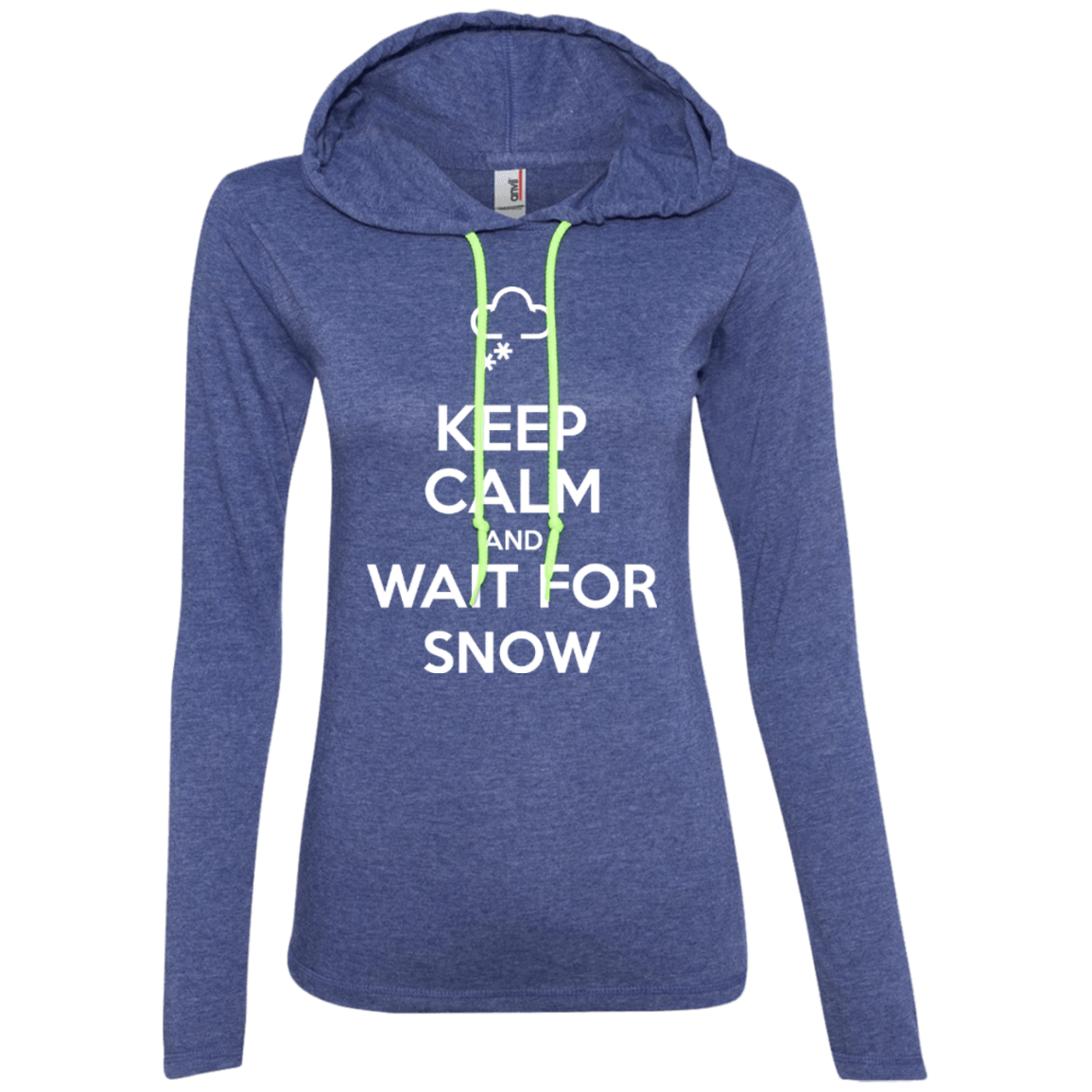 Keep Calm And Wait For Snow Hoodies - Powderaddicts