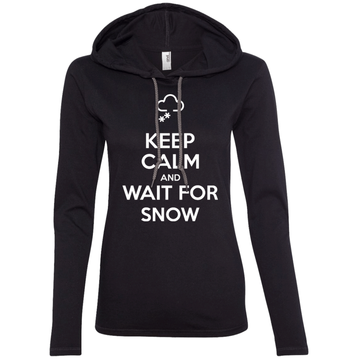 Keep Calm And Wait For Snow Hoodies - Powderaddicts