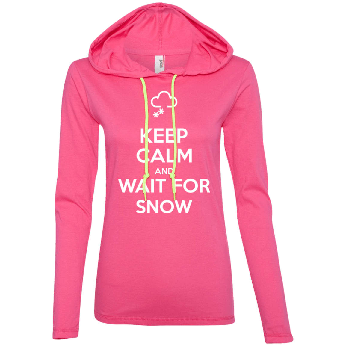 Keep Calm And Wait For Snow Hoodies - Powderaddicts