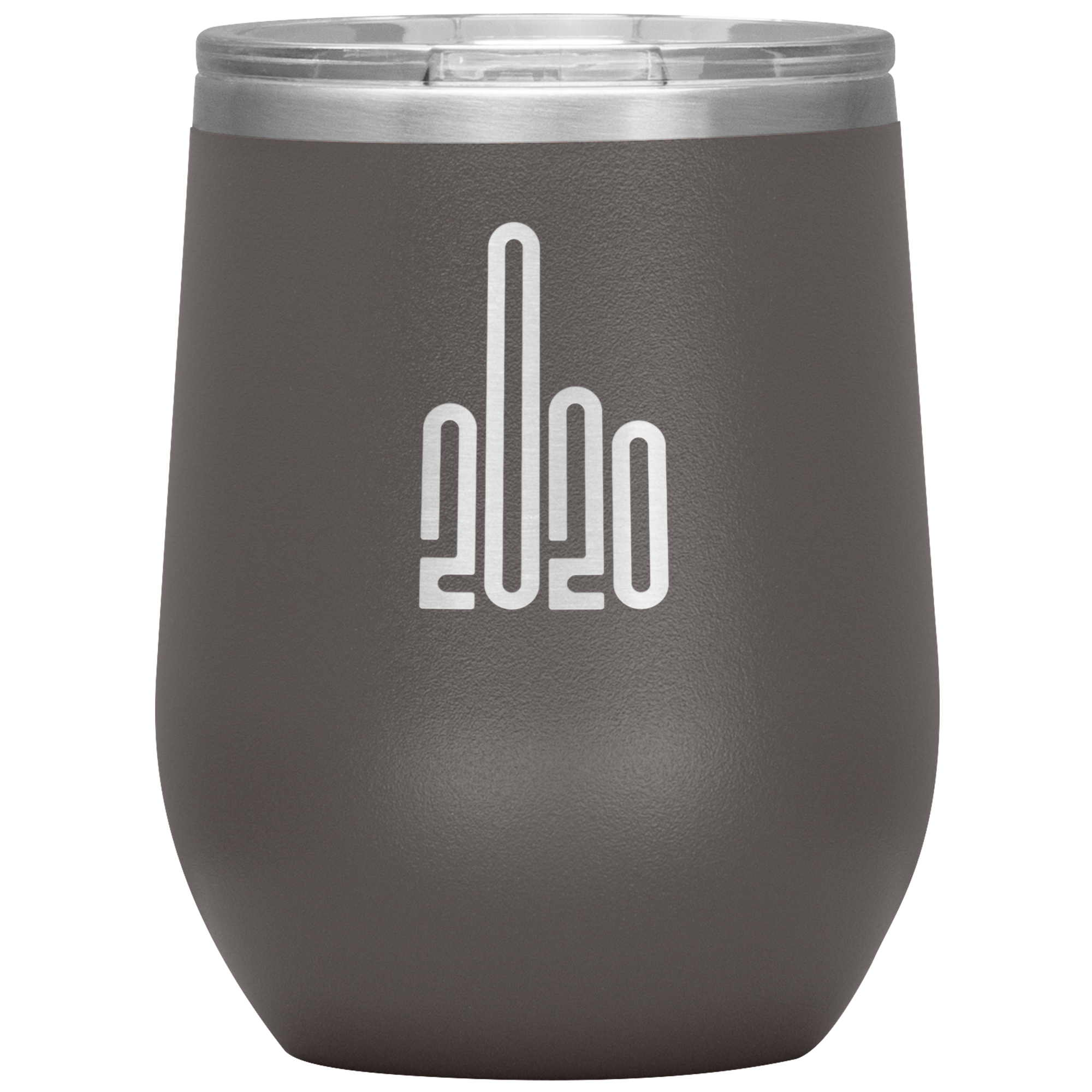 2020 Middle Finger Wine 12oz Tumbler - Powderaddicts