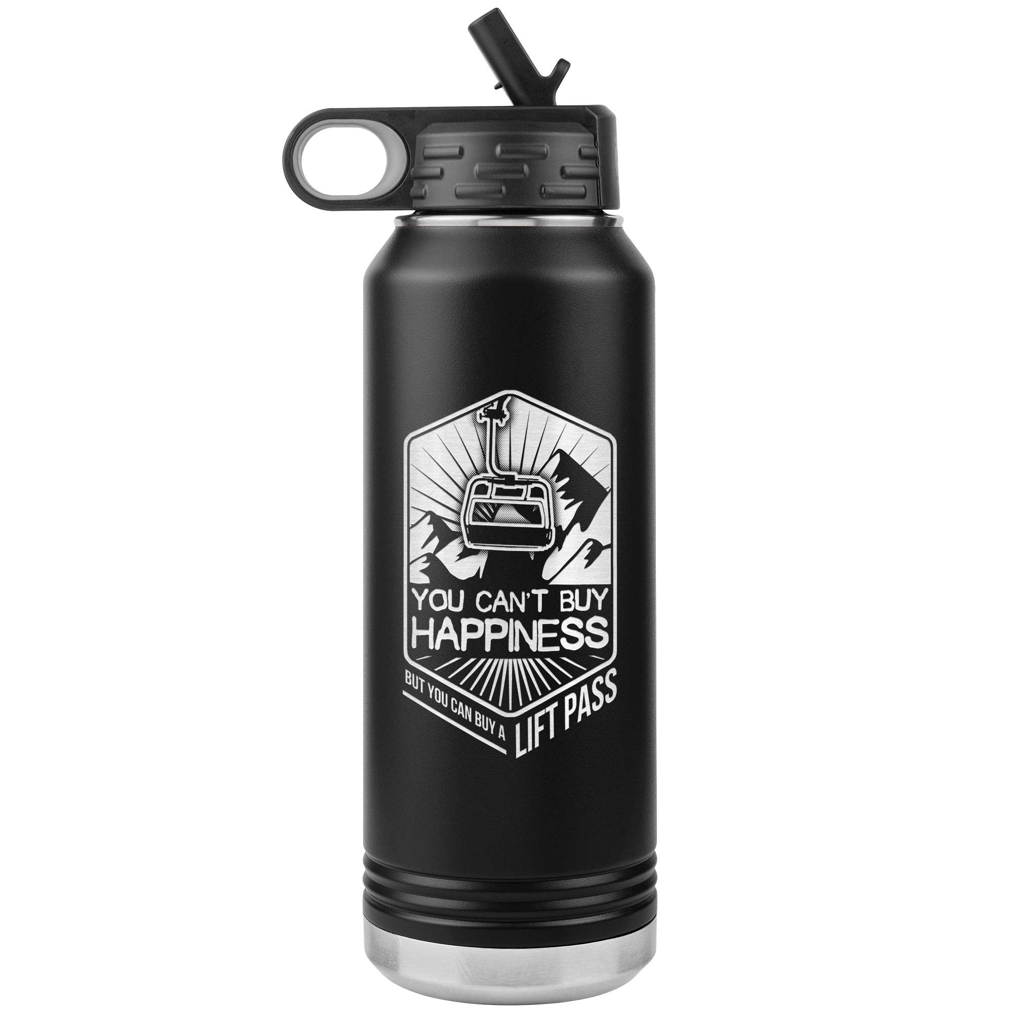 Happier Place Double Wall Vacuum Insulated Stainless Steel Bottle