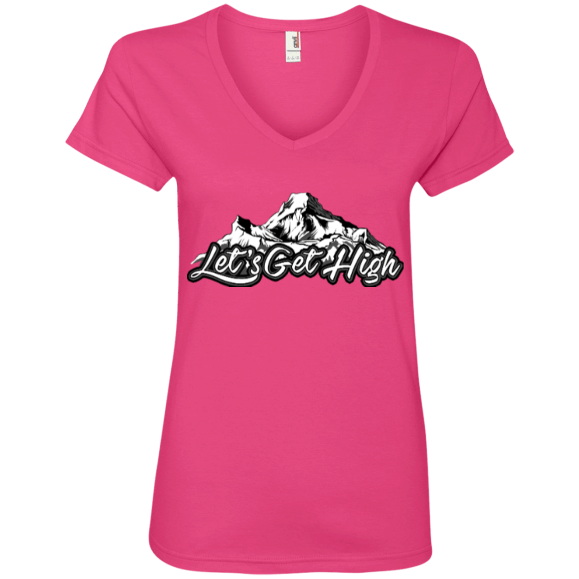 Let's Get High Ladies Tees - Powderaddicts