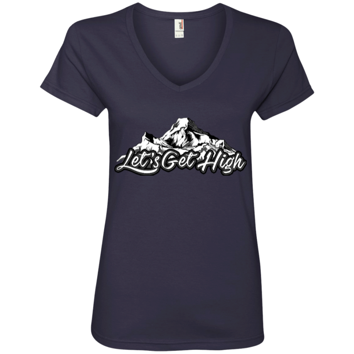 Let's Get High Ladies Tees - Powderaddicts