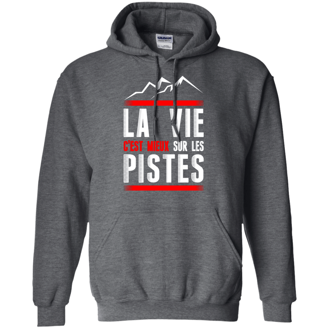 Life Is Better On Slopes - French Hoodies - Powderaddicts