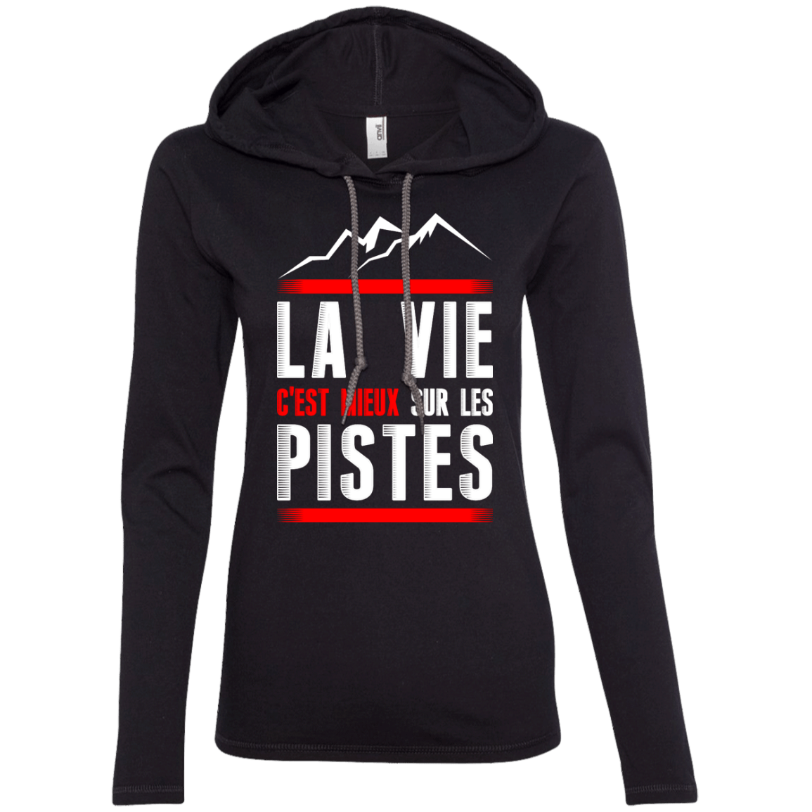 Life Is Better On Slopes - French Hoodies - Powderaddicts