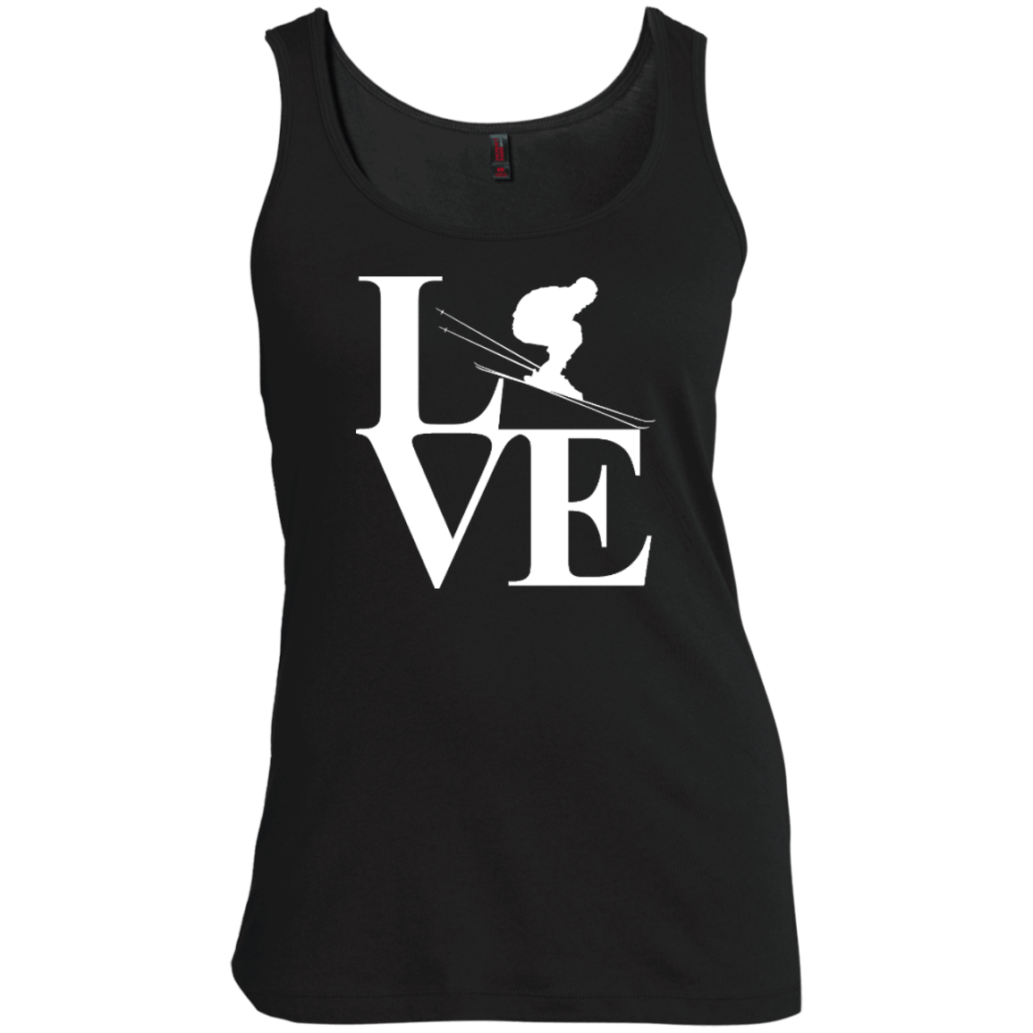 Love Skiing Tank Tops - Powderaddicts