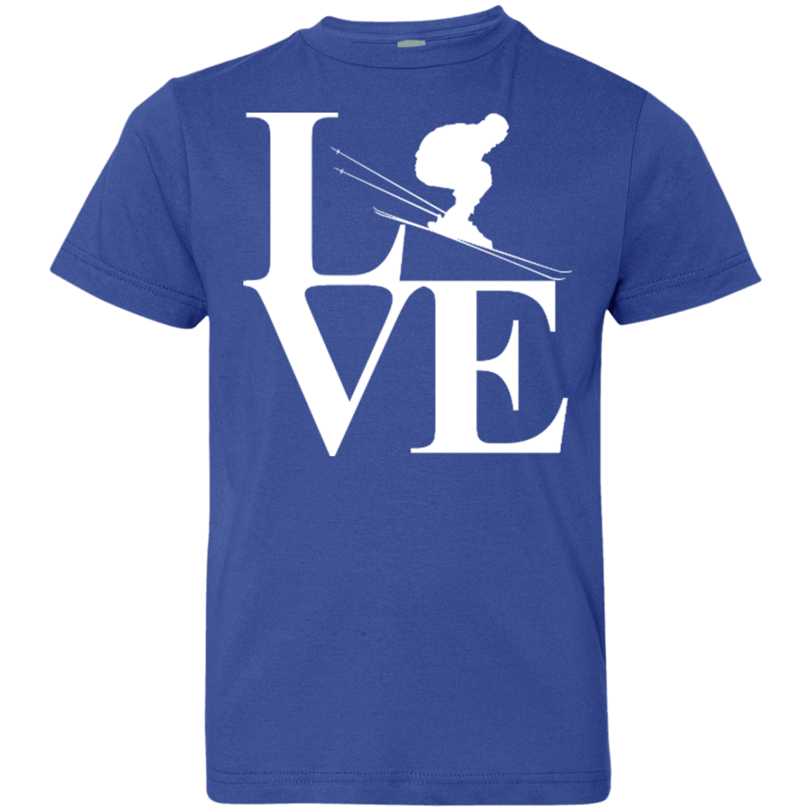 Love Skiing Youth Tees - Powderaddicts