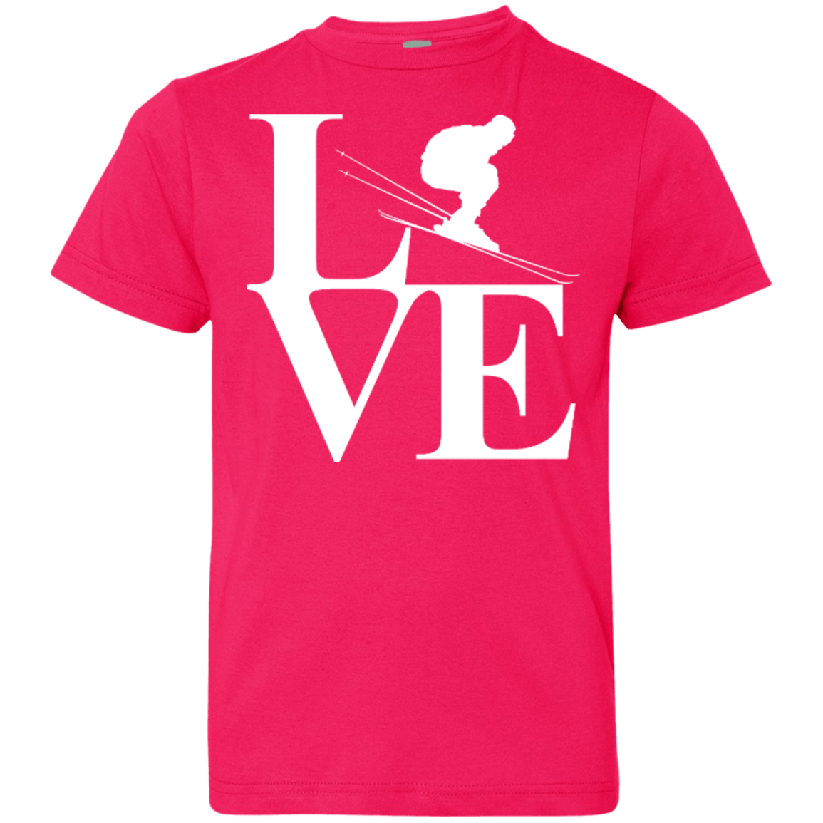 Love Skiing Youth Tees - Powderaddicts