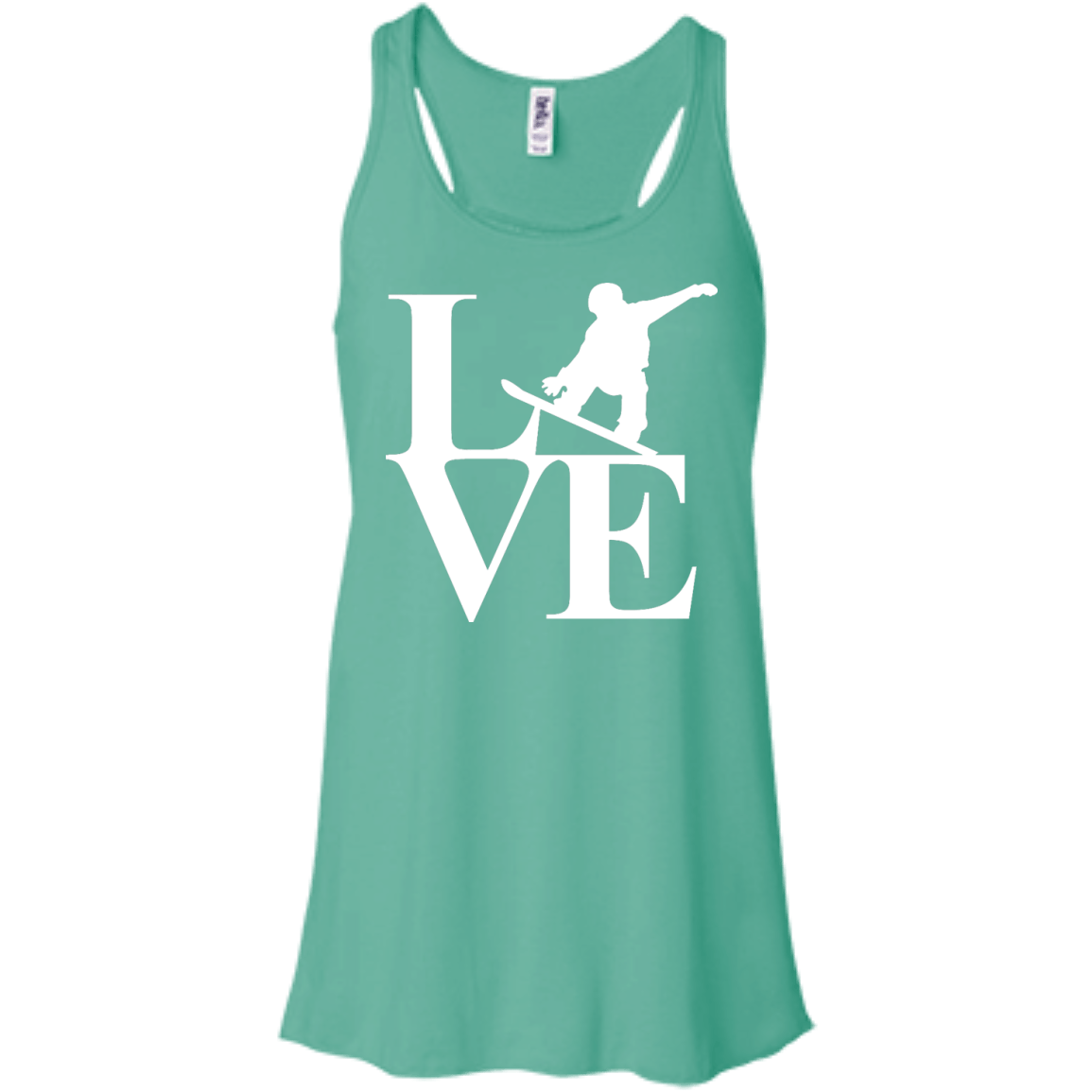 Love Snowboard Tank Tops - Powderaddicts