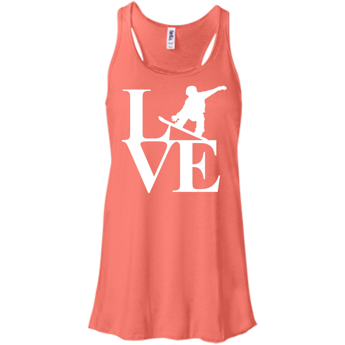 Love Snowboard Tank Tops - Powderaddicts