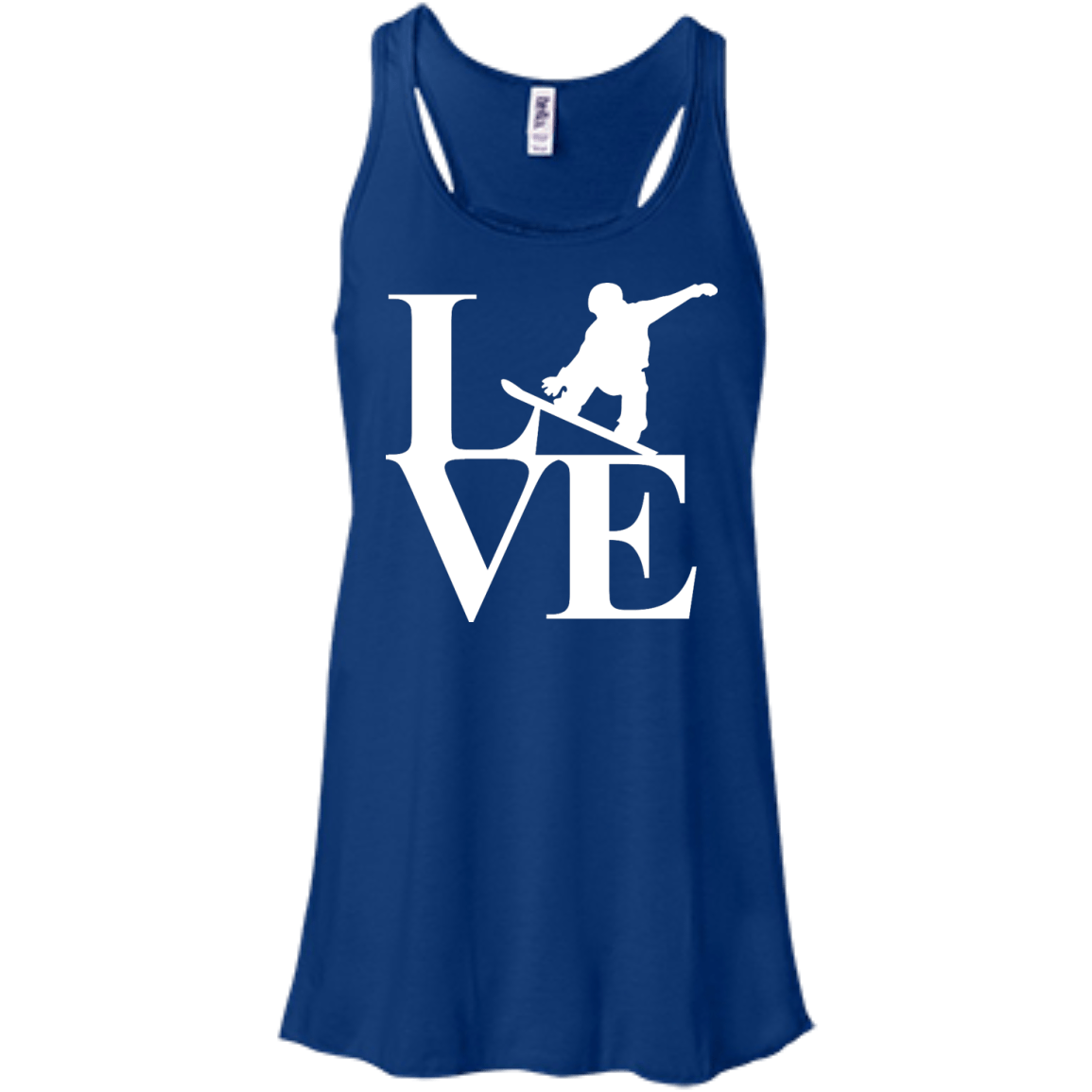 Love Snowboard Tank Tops - Powderaddicts