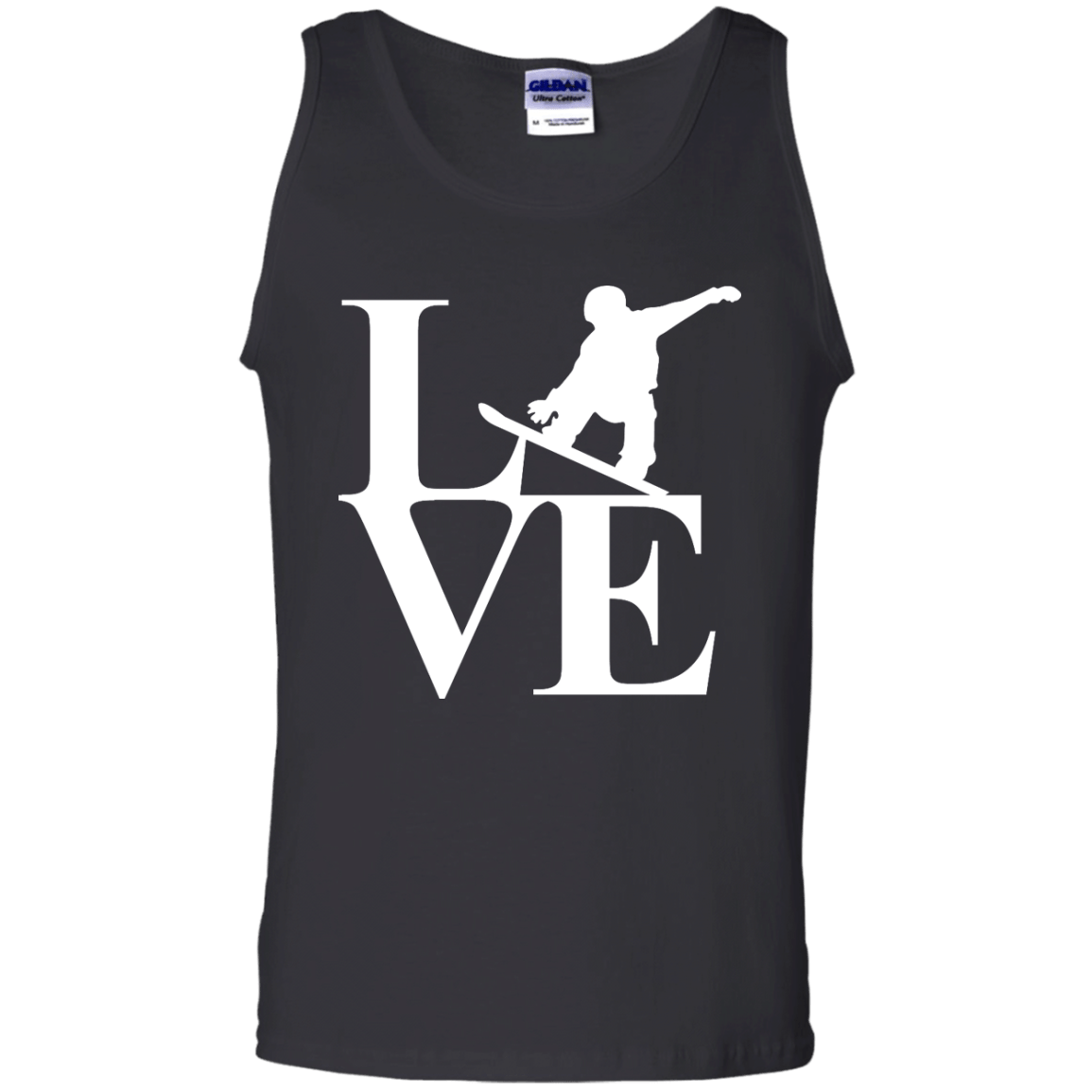 Love Snowboard Tank Tops - Powderaddicts