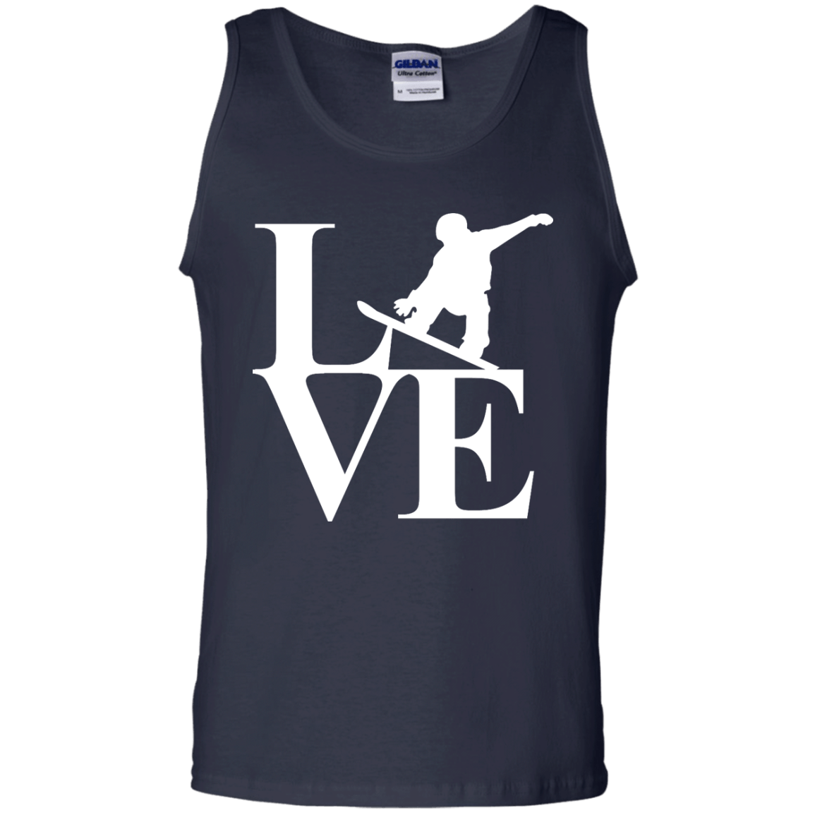 Love Snowboard Tank Tops - Powderaddicts