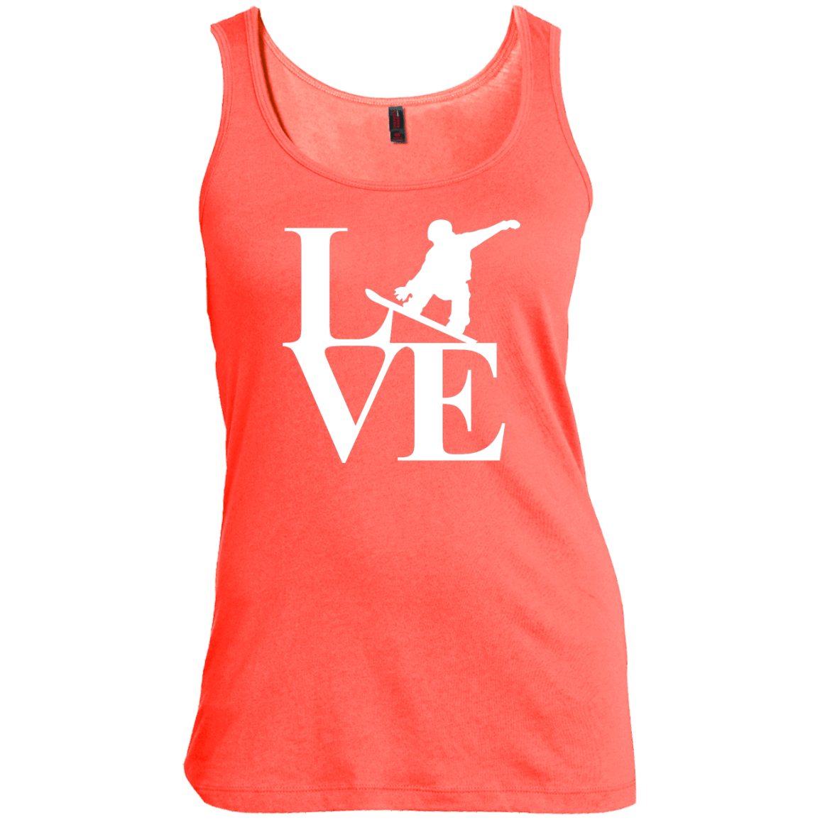 Love Snowboard Tank Tops - Powderaddicts