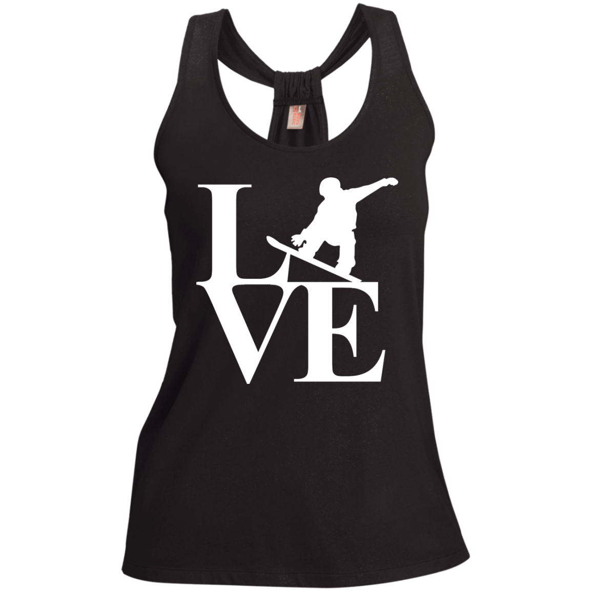 Love Snowboard Tank Tops - Powderaddicts