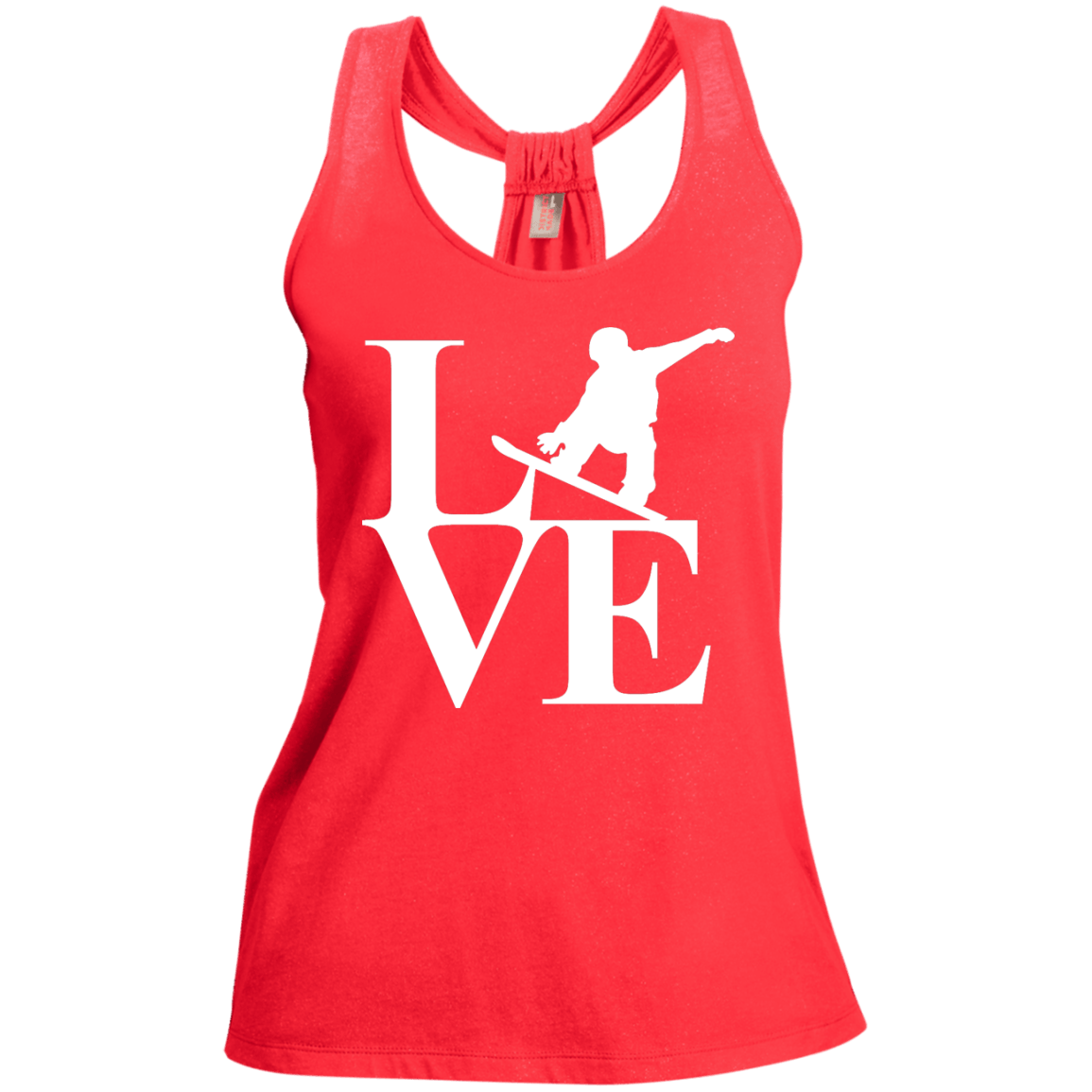 Love Snowboard Tank Tops - Powderaddicts