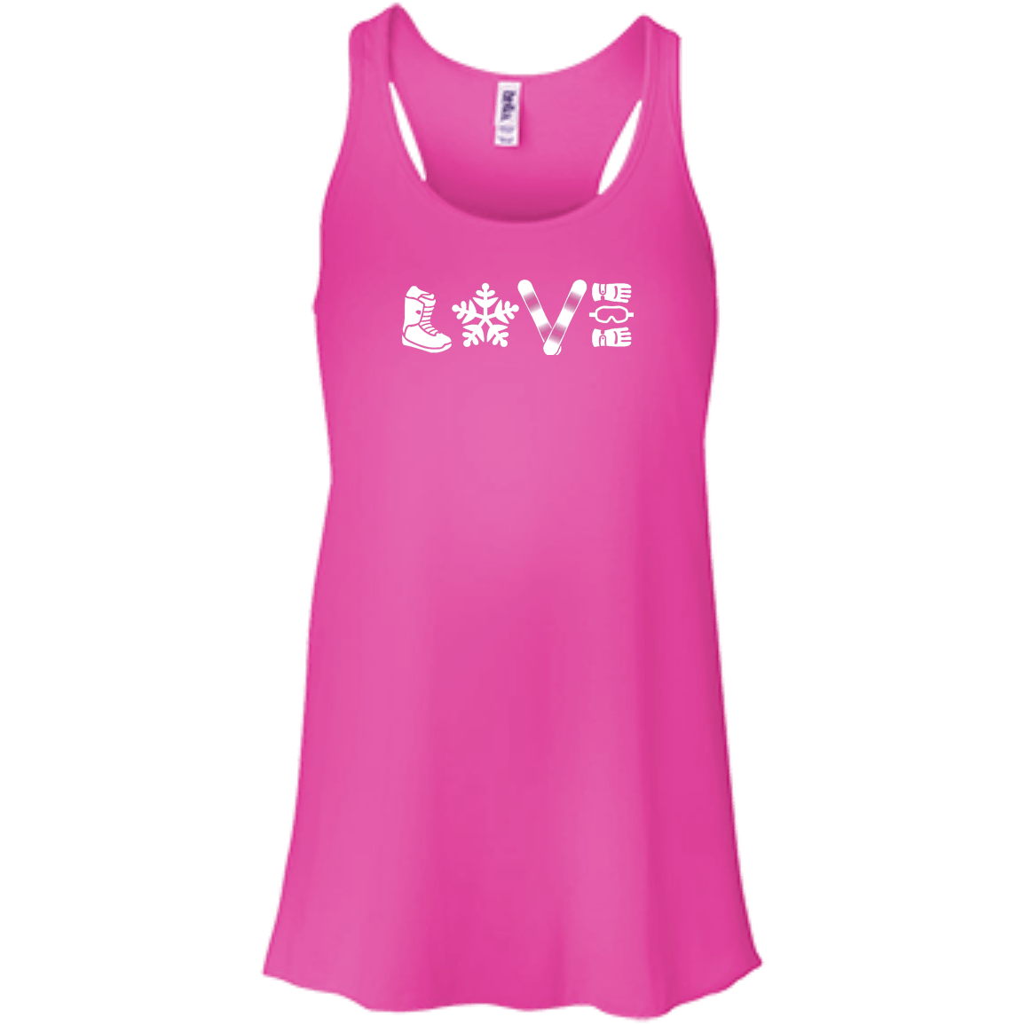 Love Snowboarding Tank Tops - Powderaddicts