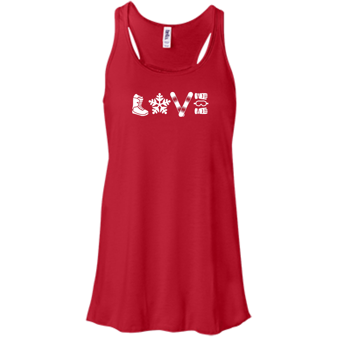 Love Snowboarding Tank Tops - Powderaddicts