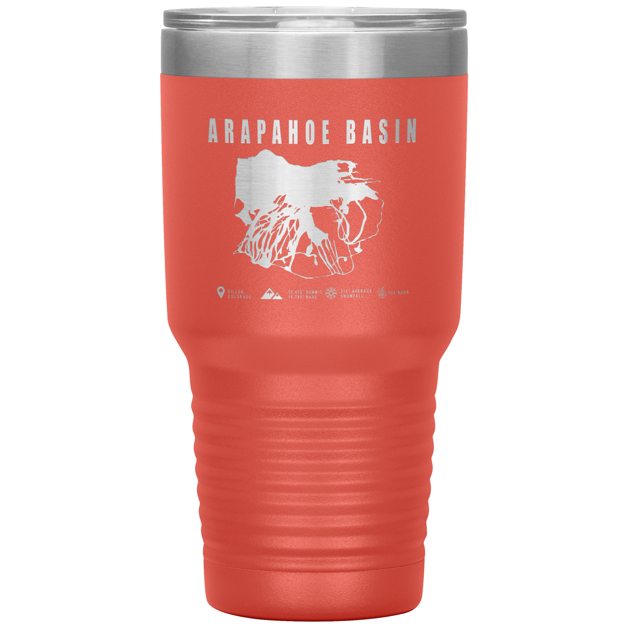 Arapahoe Basin,Colorado Ski Resort 30oz Tumbler - Powderaddicts