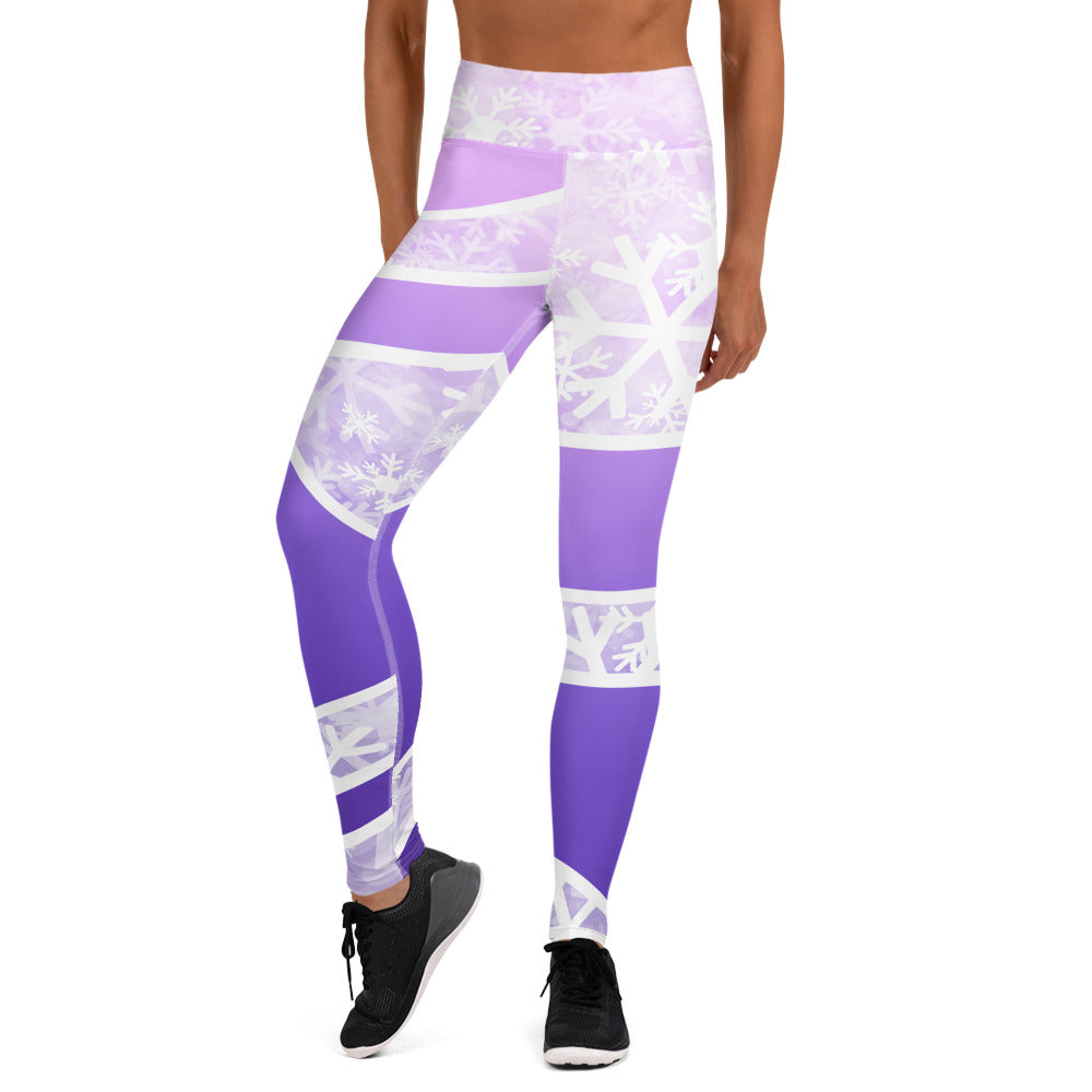 Ombre snow Yoga Leggings - Powderaddicts