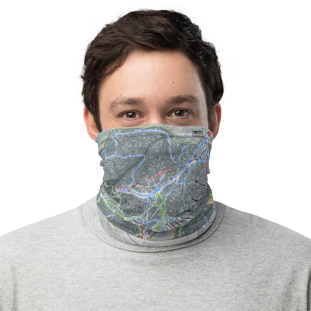 Killington, Vermont Ski Trail Map Neck Gaiter - Powderaddicts