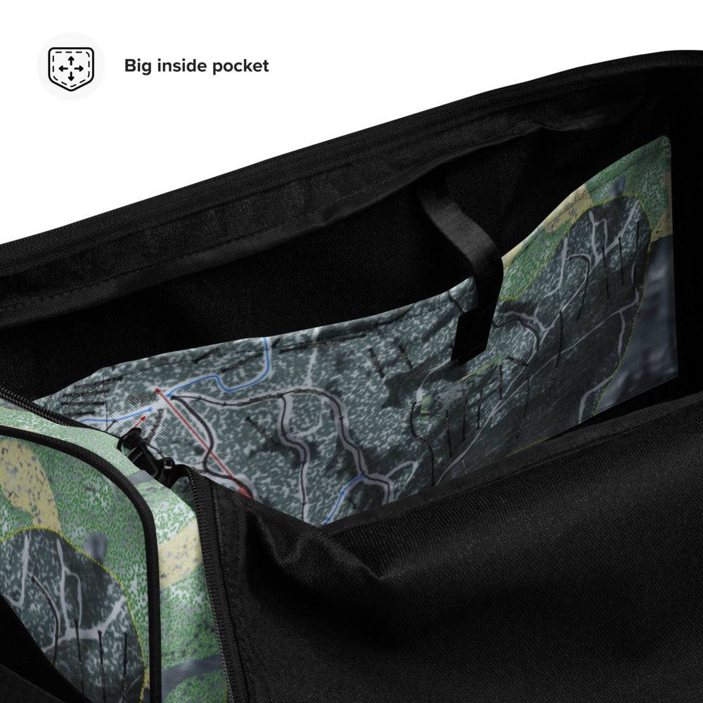 Mount Bohemia, Michigan Ski Trail Map Duffle Bag - Powderaddicts