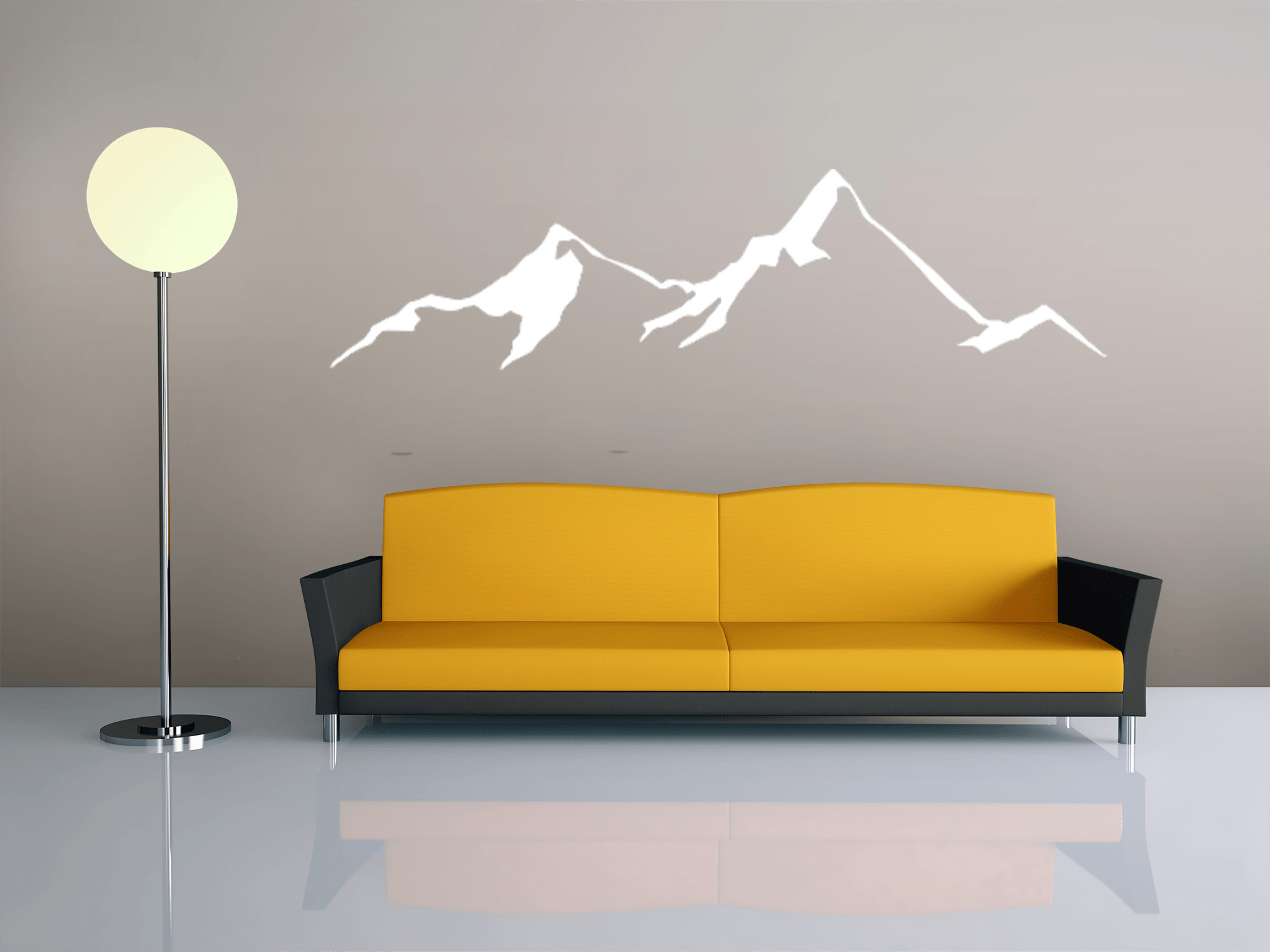 Mountain Wall Decal - Powderaddicts