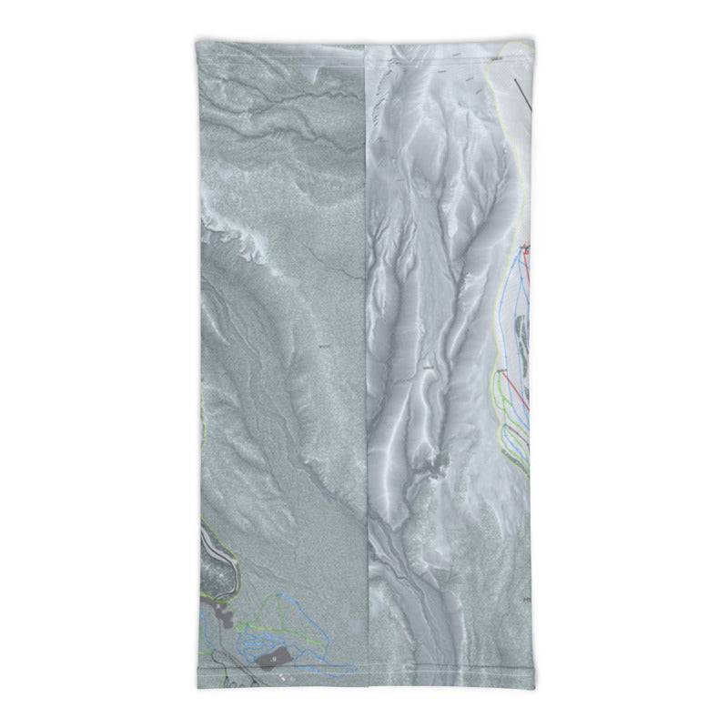 Mt. Hood Meadows, Oregon Ski Trail Map Printed Neck Gaiter - Powderaddicts