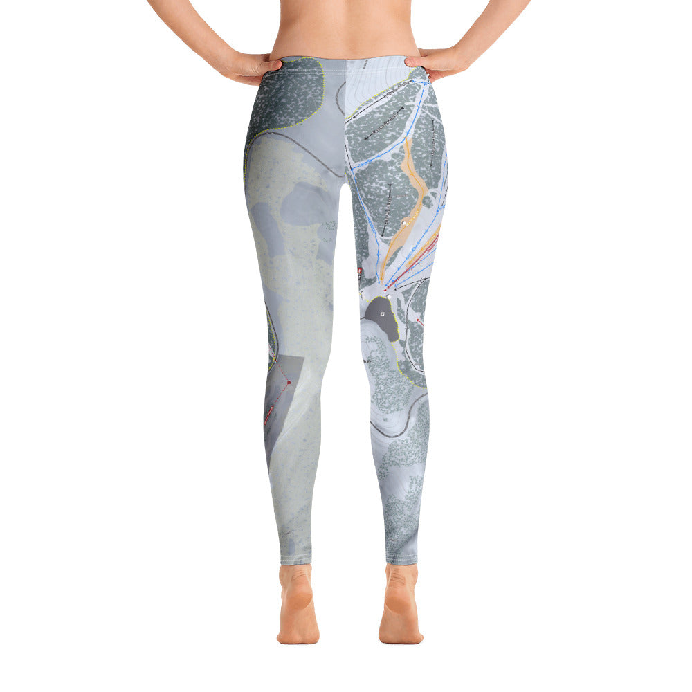 Mt Rose, Nevada Ski Trail Map Women's Base Layer Bottom - Powderaddicts