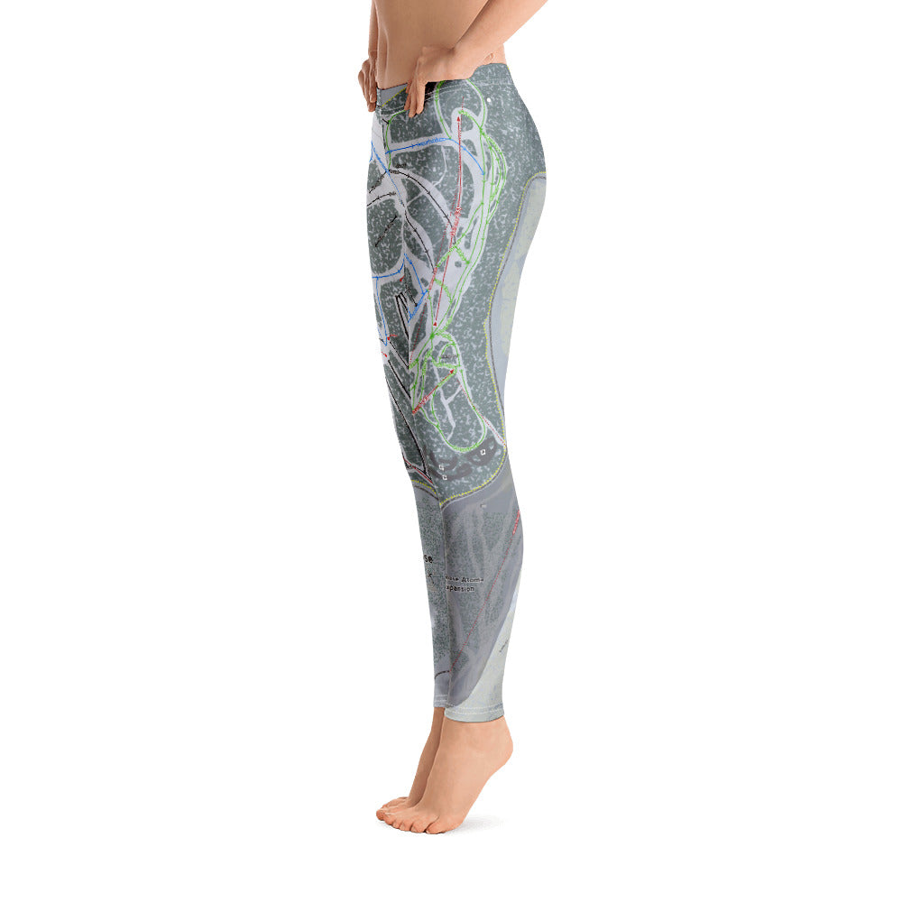 Mt Rose, Nevada Ski Trail Map Women's Base Layer Bottom - Powderaddicts