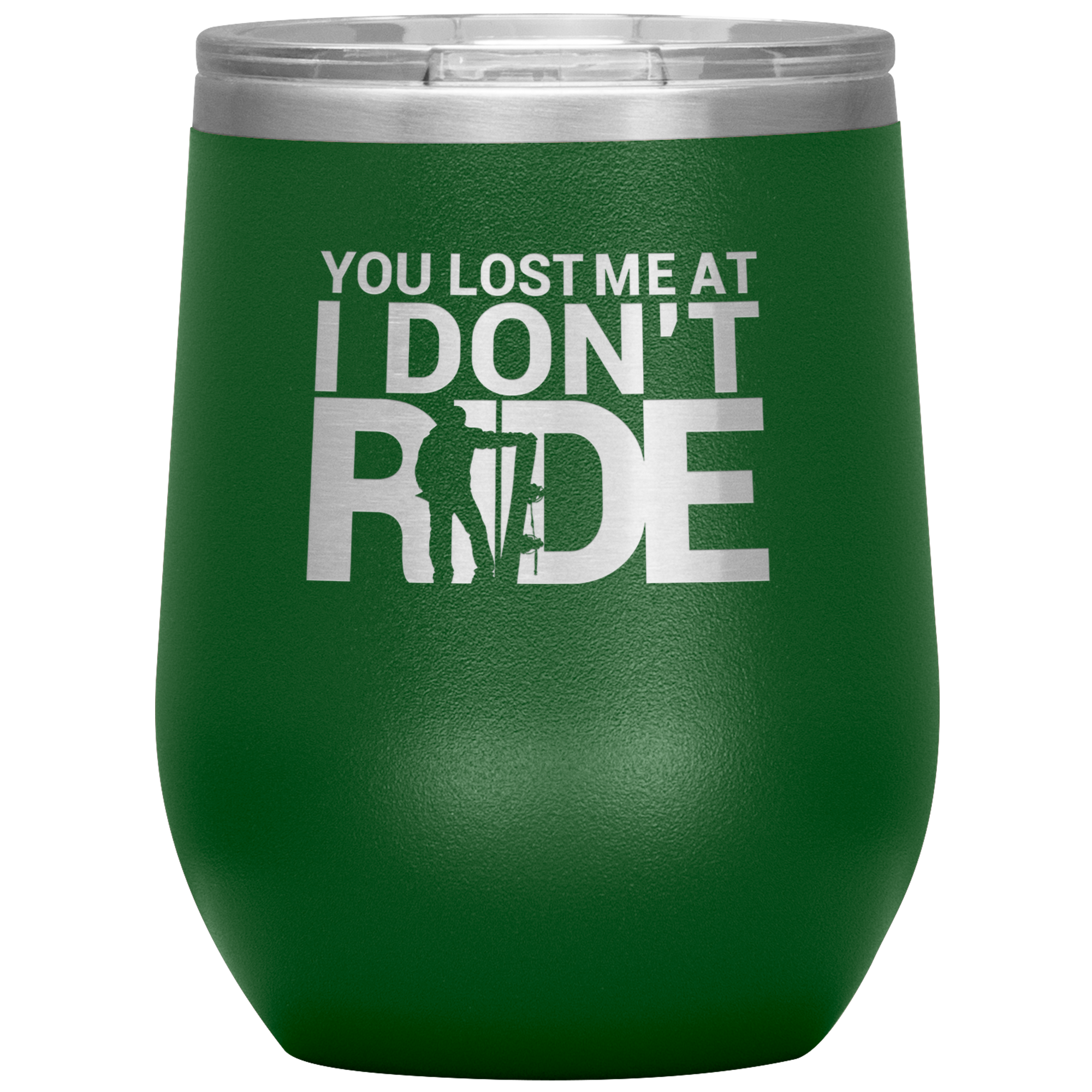 You Lost Me At Ride Embroidery File Wine 12oz Tumbler - Powderaddicts